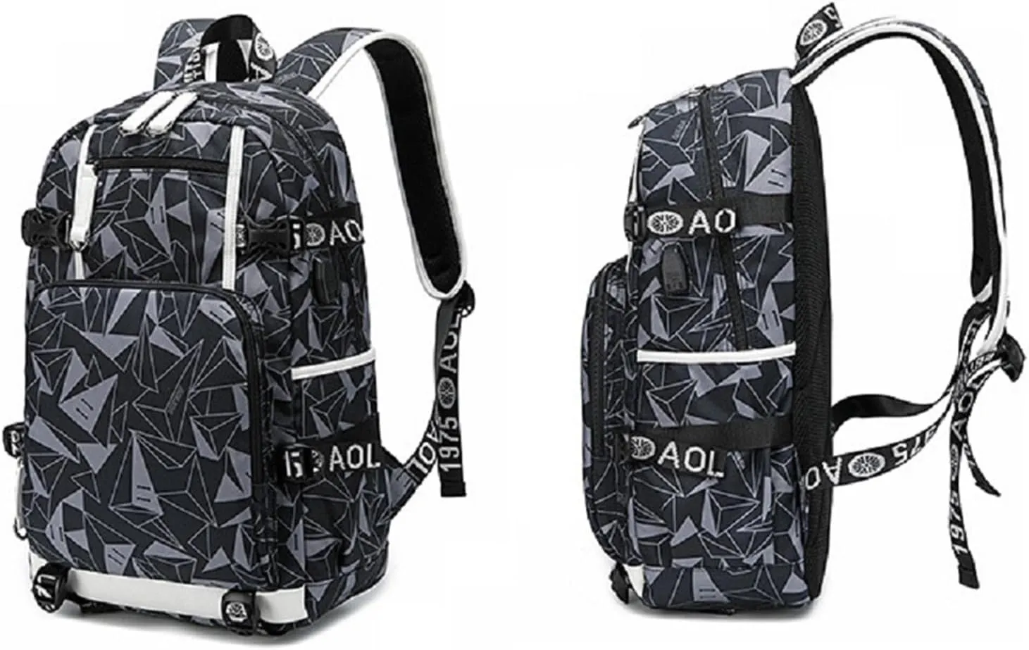 ISaikoy Game Plants vs. Zombies Backpack Shoulder Bag Bookbag School Bag Daypack Satchel Laptop Bag Color Grey1
