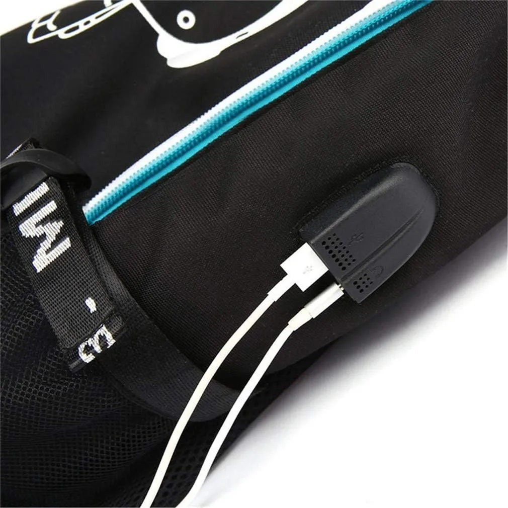 ISaikoy Zenless Zone Zero Backpack Daypack Bookbag Laptop Bag School Bag with USB Port 1