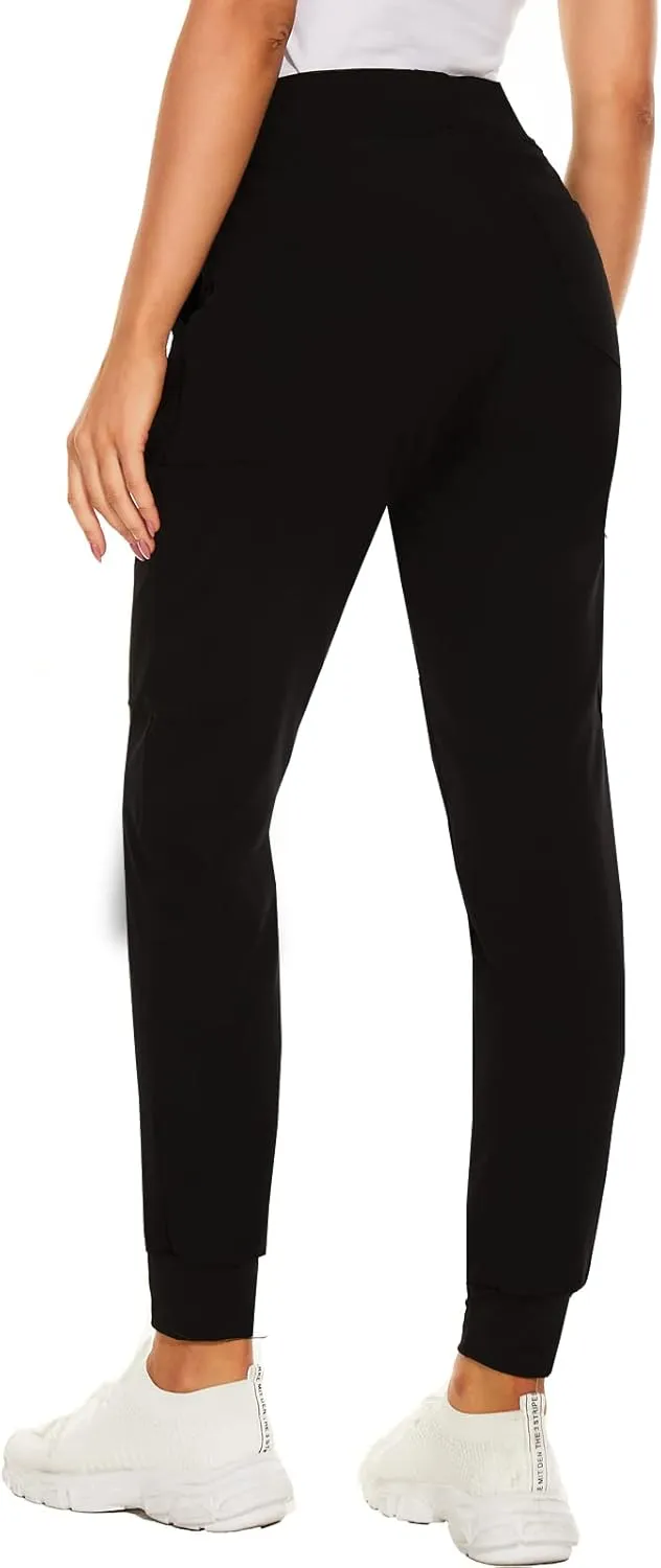 Jogger Scrub Pants for Women, Slim Fit & Anti-Wrinkle Jogger Scrubs