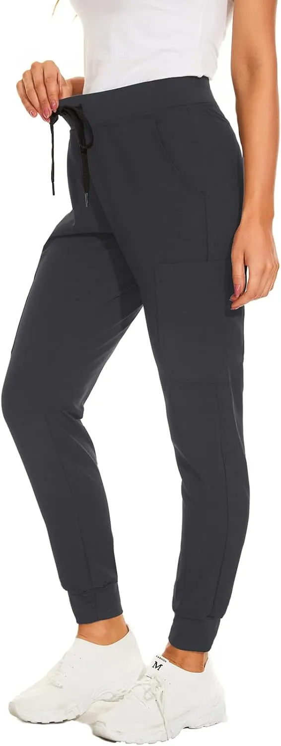 Jogger Scrub Pants for Women, Slim Fit & Anti-Wrinkle Jogger Scrubs