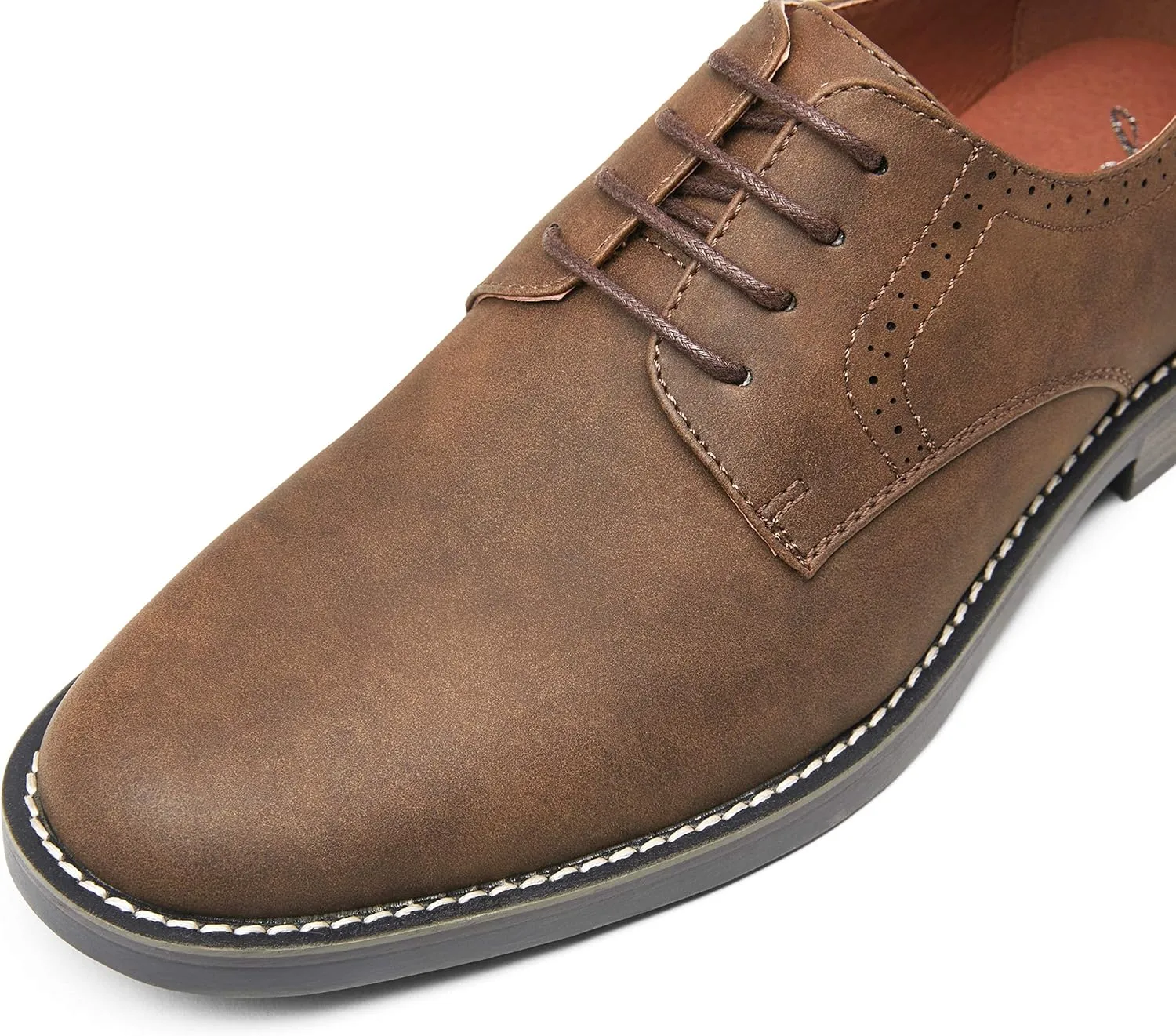 Jousen Men's Dress Shoes Retro Casual Dress Shoes for Men