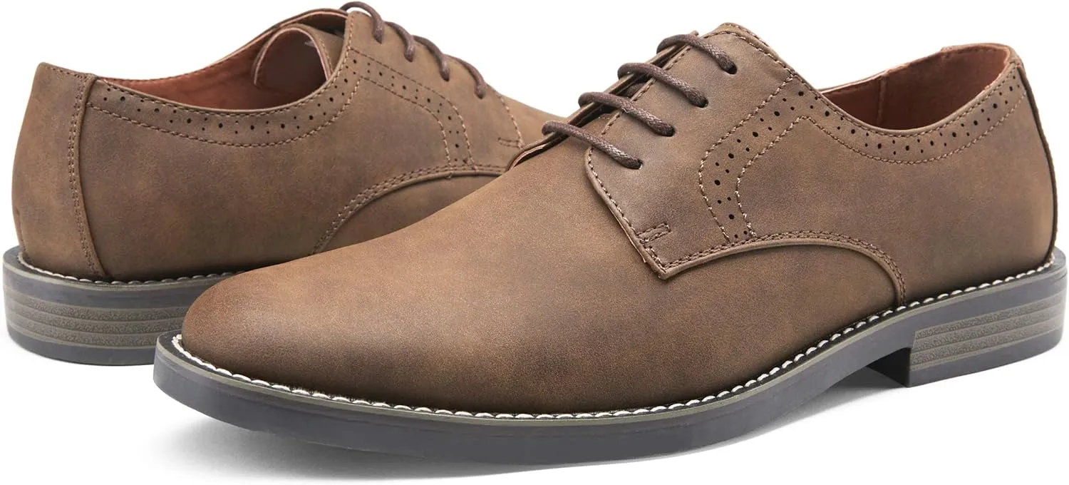 Jousen Men's Dress Shoes Retro Casual Dress Shoes for Men