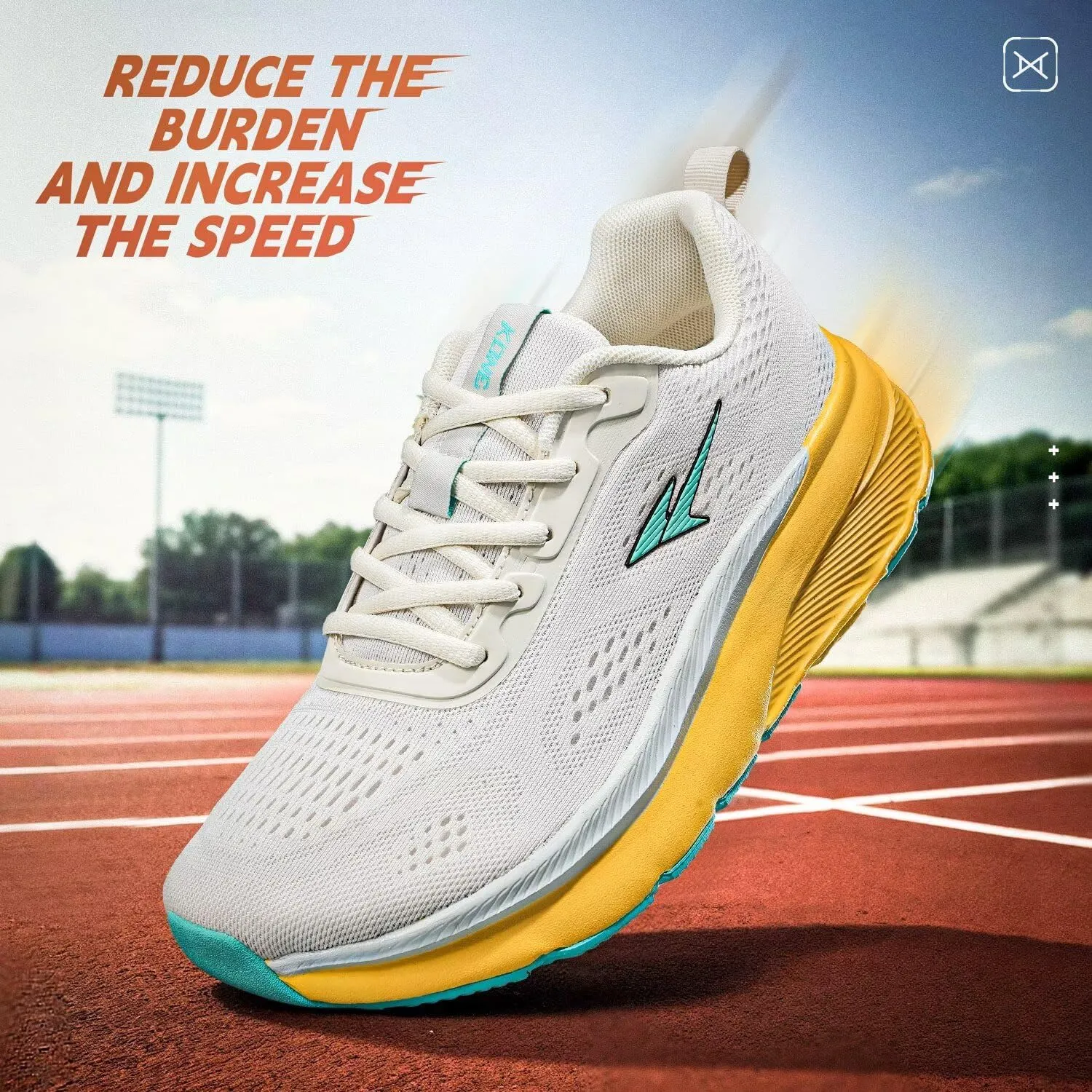 KDN Men's Wide Toe Box Shoes Cushioned Road Running Shoes Non Slip Mens Walking Sneakers for Wide Feet Comfortable Athletic Gym Workout Shoes Wide Width