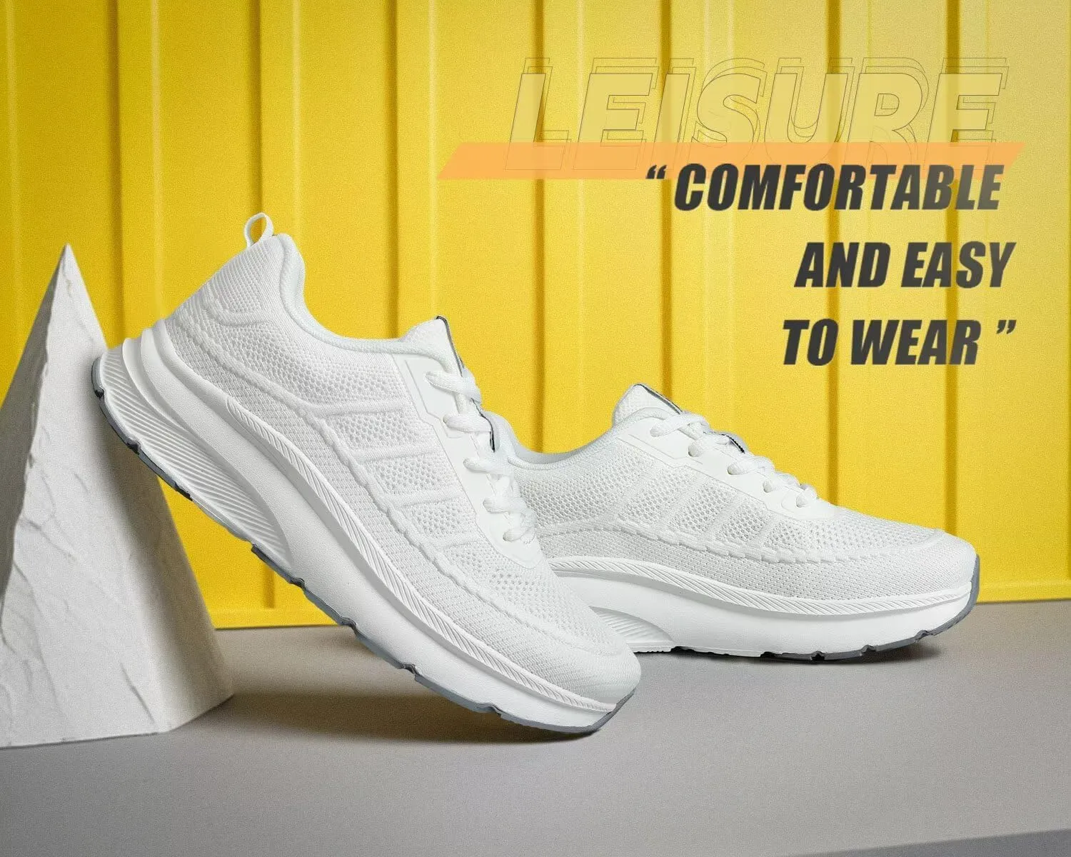 KDN Men's Wide Toe Box Shoes Cushioned Road Running Shoes Non Slip Mens Walking Sneakers for Wide Feet Comfortable Athletic Gym Workout Shoes Wide Width