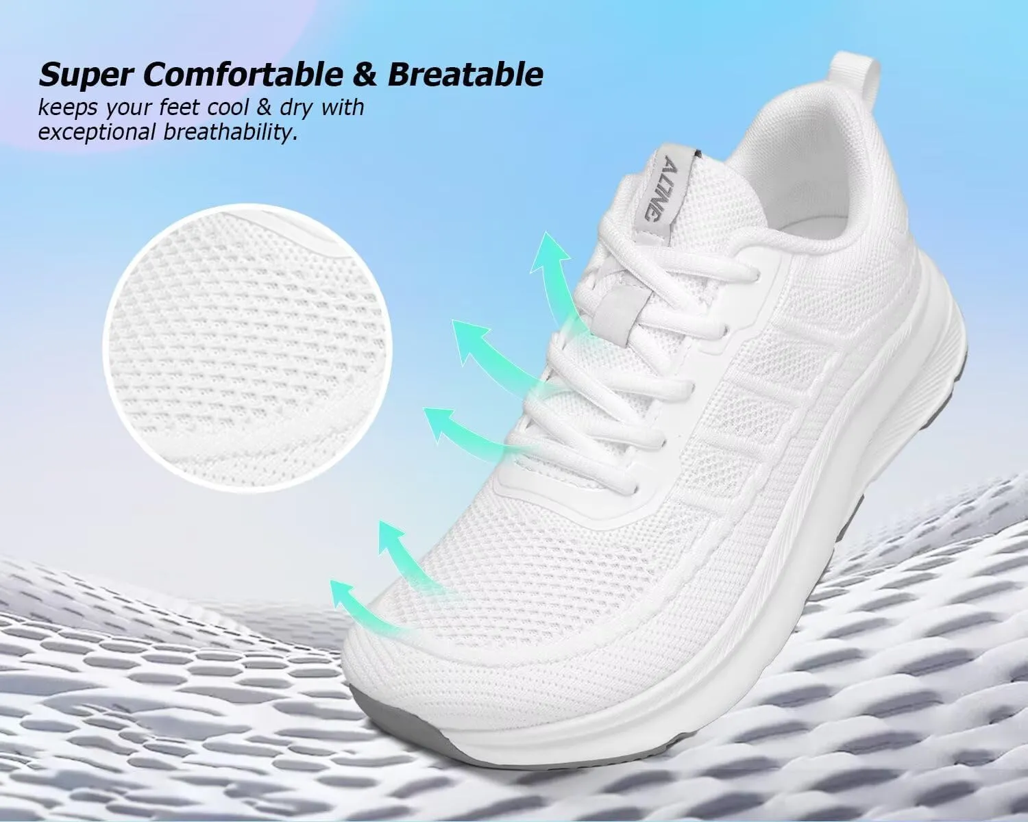 KDN Men's Wide Toe Box Shoes Cushioned Road Running Shoes Non Slip Mens Walking Sneakers for Wide Feet Comfortable Athletic Gym Workout Shoes Wide Width