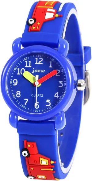 L LAVAREDO Girls Watch,Kids Watch Girls 3D Cute Cartoon Waterproof Silicone Toddler Children Wrist Watch for 3-10 Year Girls Little Girl Child
