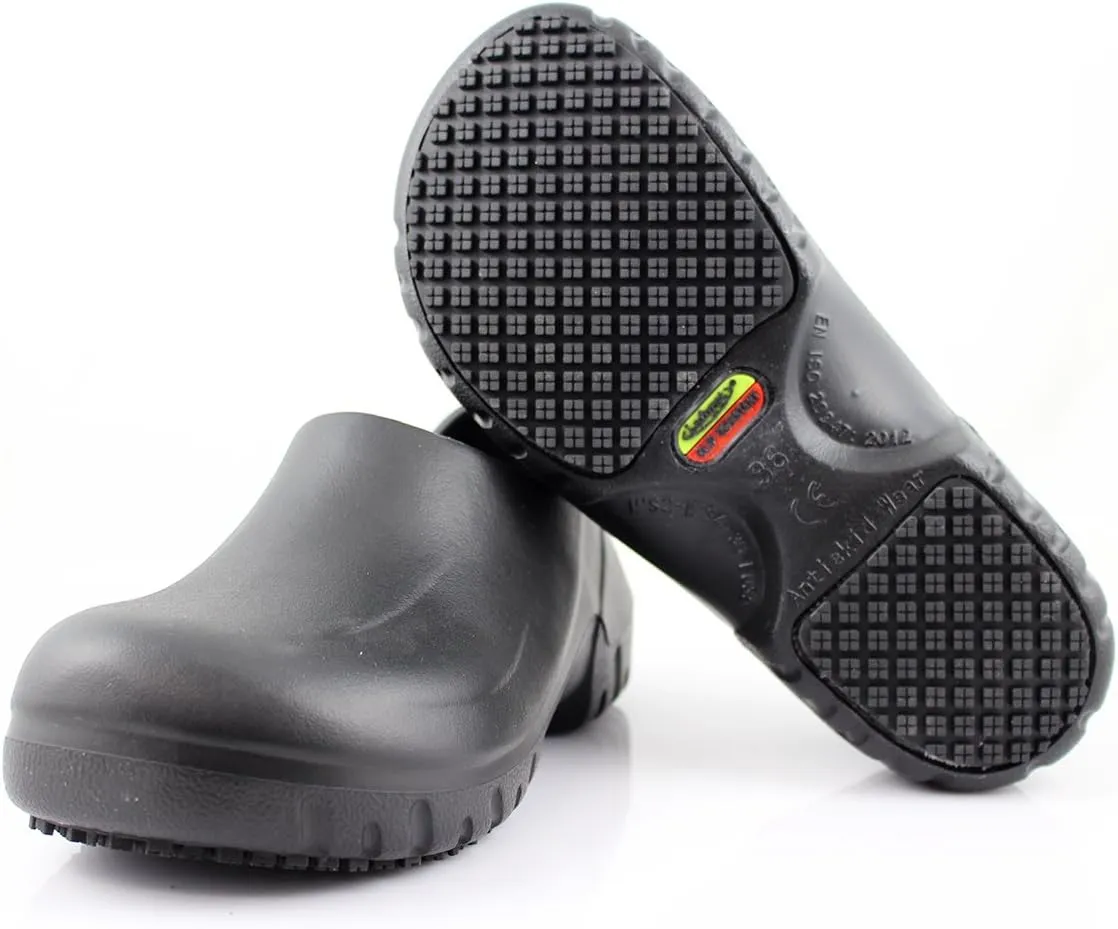 Laforst Atomic Womens Nonslip Comfortable Work Shoes for Women - Nursing - Chef - Waterproof Non-Slip Pro Shoes Free Socks