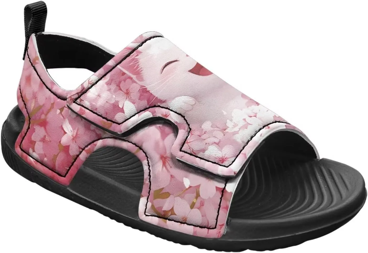 Little Kids Open Toe Summer Outtdoor Sport Sandals Art Cat and Puppy Water Shoes Lightweight Hiking Sandals