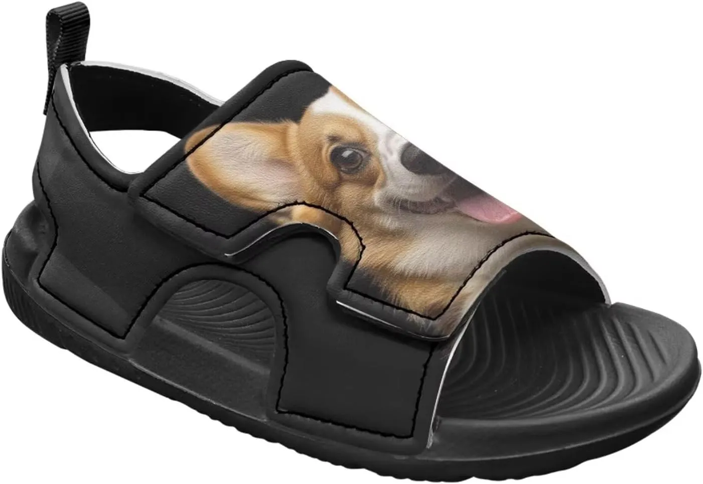 Little Kids Open Toe Summer Outtdoor Sport Sandals Art Cat and Puppy Water Shoes Lightweight Hiking Sandals
