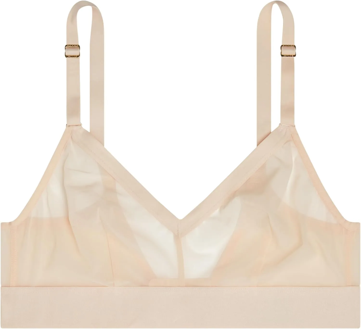 Luxe Mesh Triangle Bralette - Lightweight Mesh Bralette for Women
