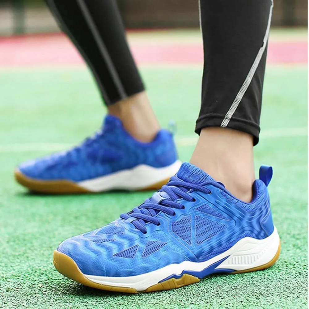 Maylrvjv Men's Badminton Shoes Lightweight Wear-Resistant Indoor Court Training Racketball Squash Tennis Athletic Shoes