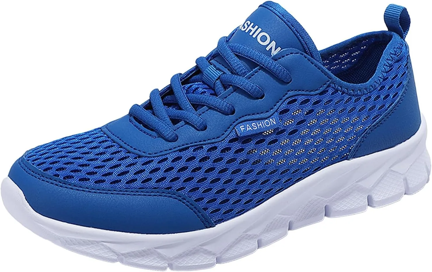 Men Lightweight Breathable Mesh Shoes Running Mesh Shoes Lace Up Casual Sneakers Mens Sneaker Slippers