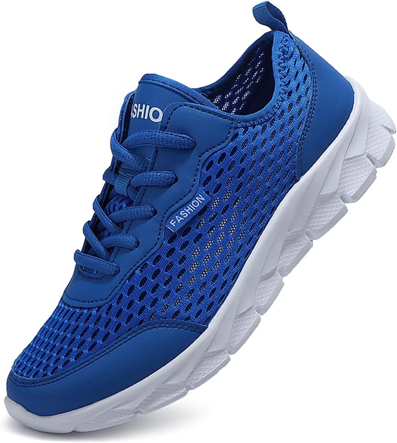 Men Lightweight Breathable Mesh Shoes Running Mesh Shoes Lace Up Casual Sneakers Mens Sneaker Slippers