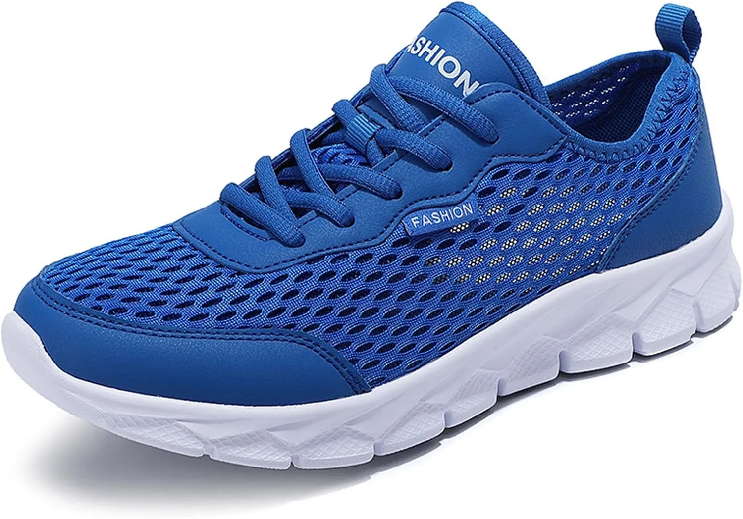 Men Lightweight Breathable Mesh Shoes Running Mesh Shoes Lace Up Casual Sneakers Mens Sneaker Slippers