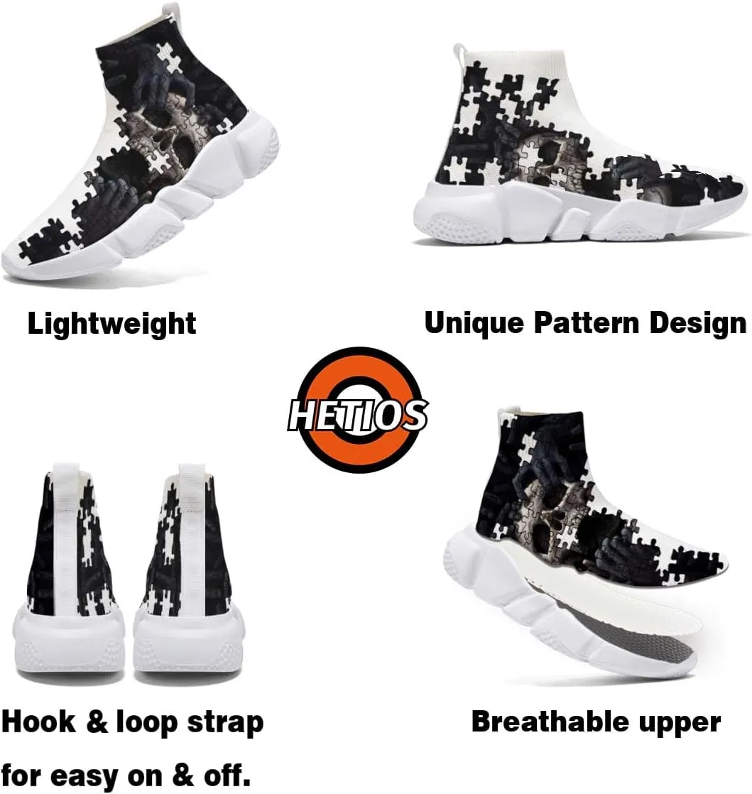 Men Women Slip-on Socks Sneakers Art Graffiti Painted Casual Shoes Tennis Running Shoes Plus Size 5-15