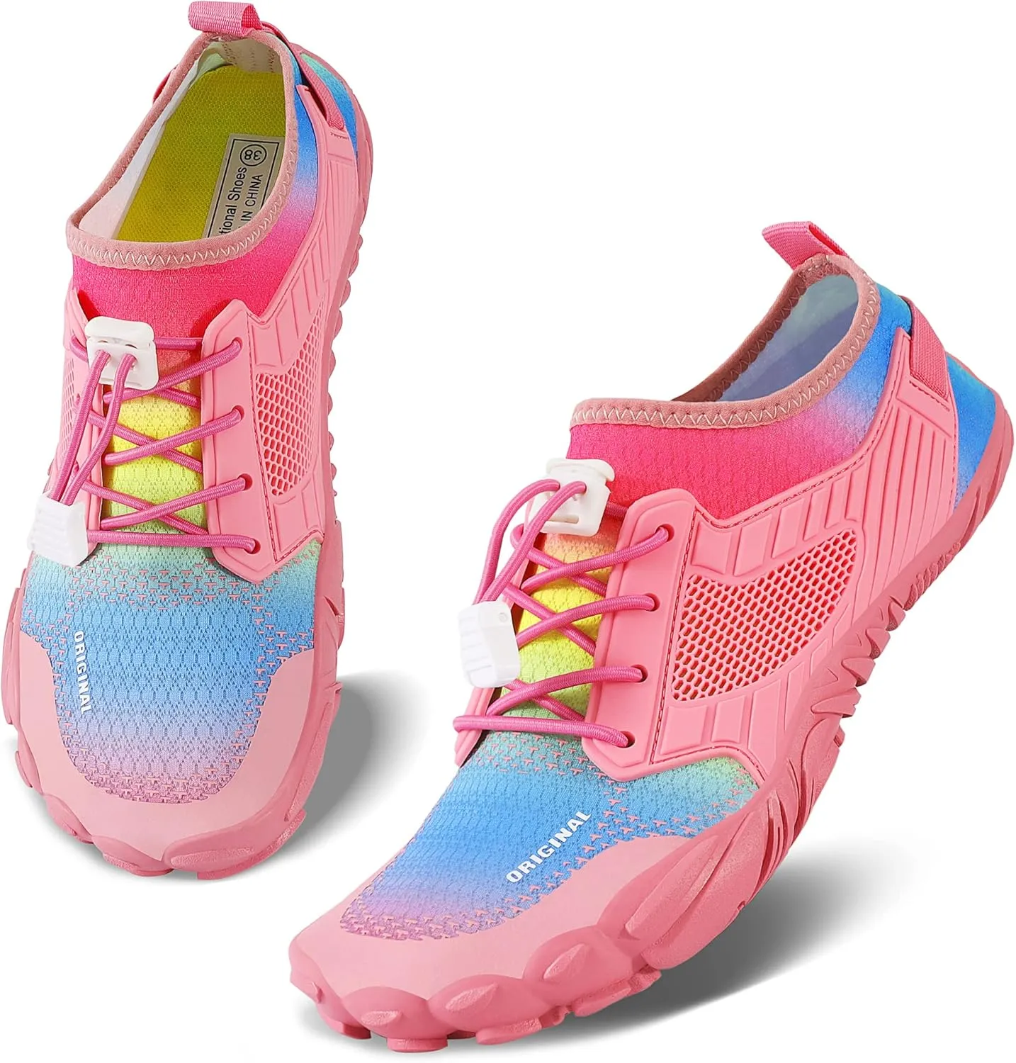 Men Women Water Sports Shoes Slip-on Quick Dry Aqua Swim Shoes for Pool Beach Surf Walking Water Park