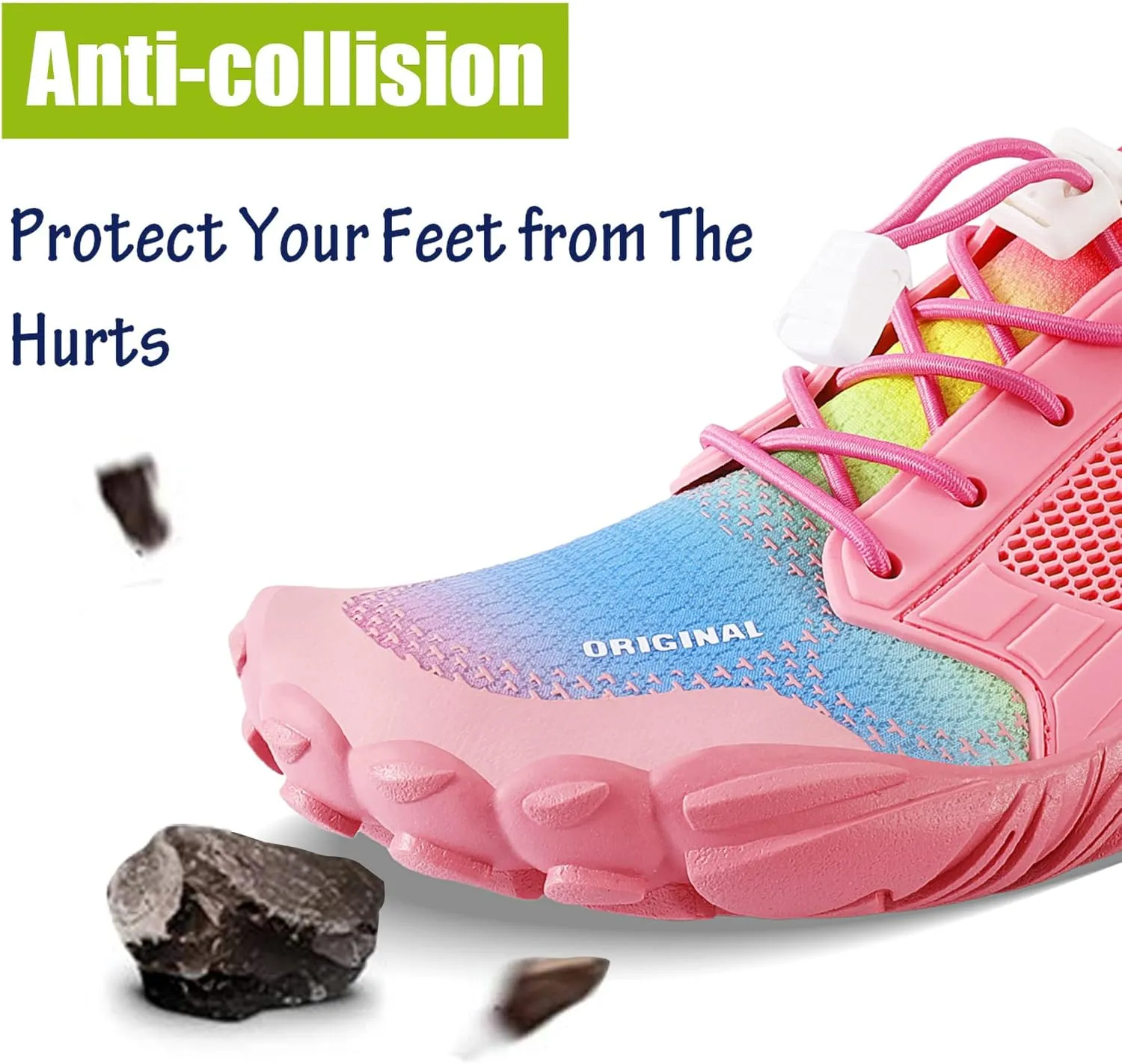 Men Women Water Sports Shoes Slip-on Quick Dry Aqua Swim Shoes for Pool Beach Surf Walking Water Park