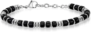 Mens Bracelet, Boho Stainless Steel Bracelets for Men, Beaded Bracelets, Jewelry Gifts for Husband, Father, Friends