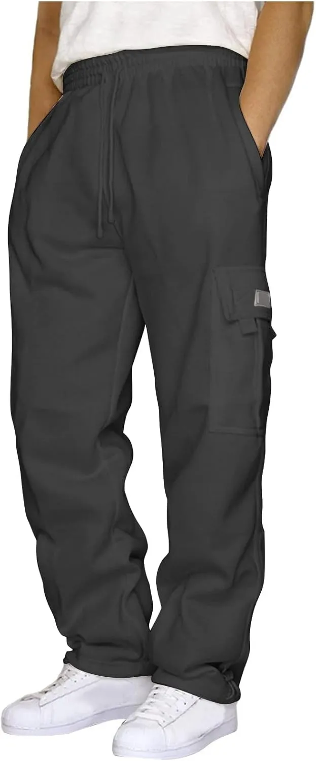 Mens Cargo Pants, Joggers for Men, Men's Casual Cargo Pants Hiking Pants Workout Joggers Athletic Sweatpants