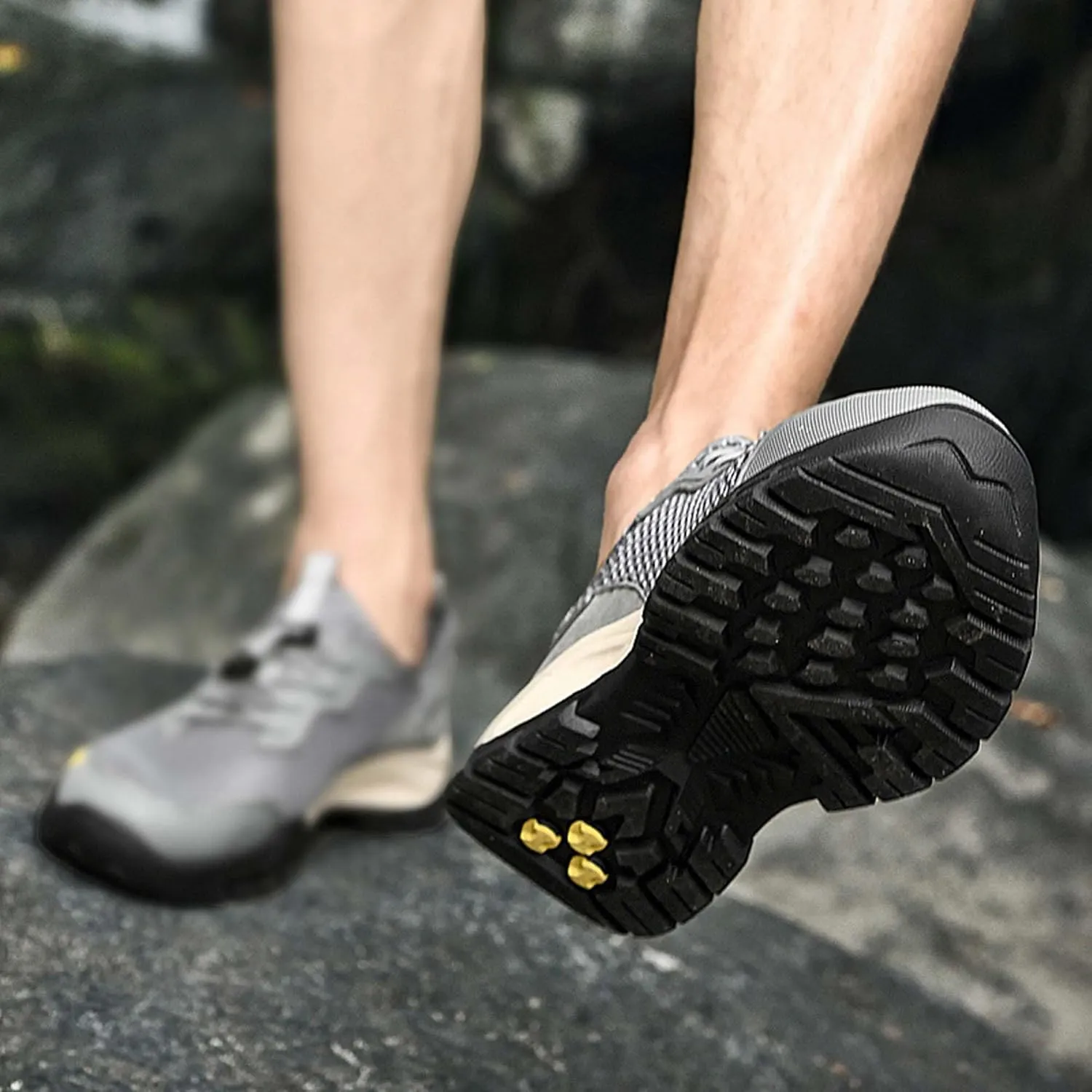 Men's mesh Hiking Sneakers,Lightweight and Breathable Men's mesh Walking Shoes,Barefoot Shoes,Men's Sandals,Non-Slip wear-Resistant,Durable