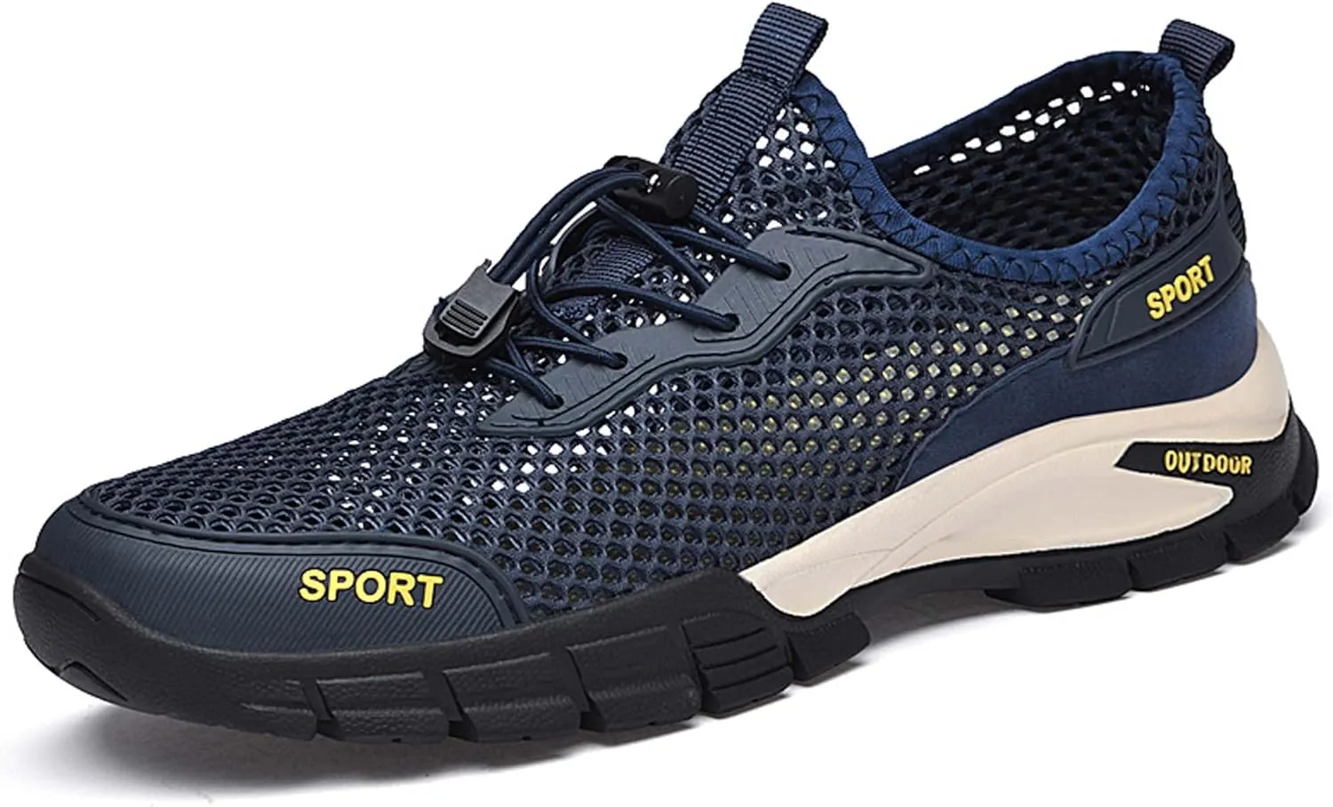 Men's mesh Hiking Sneakers,Lightweight and Breathable Men's mesh Walking Shoes,Barefoot Shoes,Men's Sandals,Non-Slip wear-Resistant,Durable