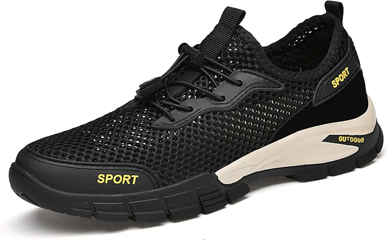 Men's mesh Hiking Sneakers,Lightweight and Breathable Men's mesh Walking Shoes,Barefoot Shoes,Men's Sandals,Non-Slip wear-Resistant,Durable