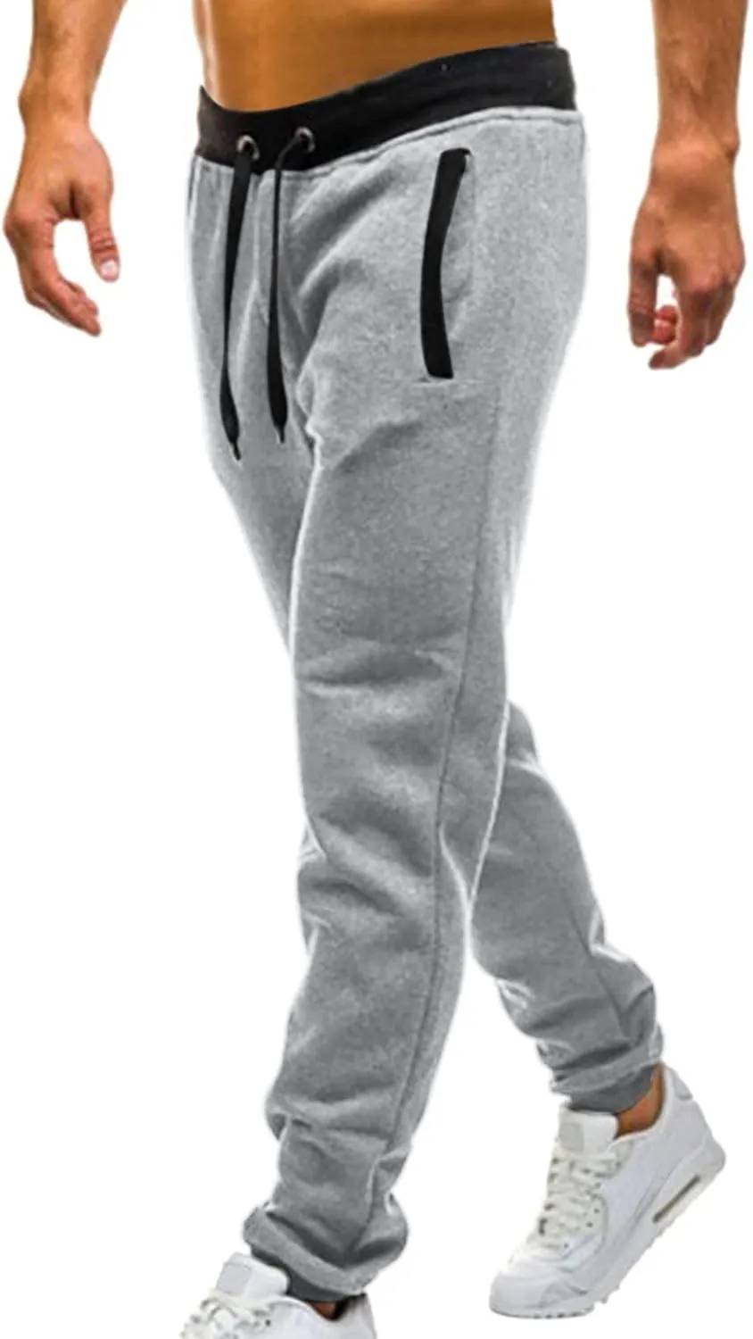 Mens Pants Cargo Work Pants For Men Slim Fit Mens Joggers Chino Cargo Pants Hiking Outdoor Recreation Pants Twill Fitness Track Jogging Pants Casual Cotton Pants