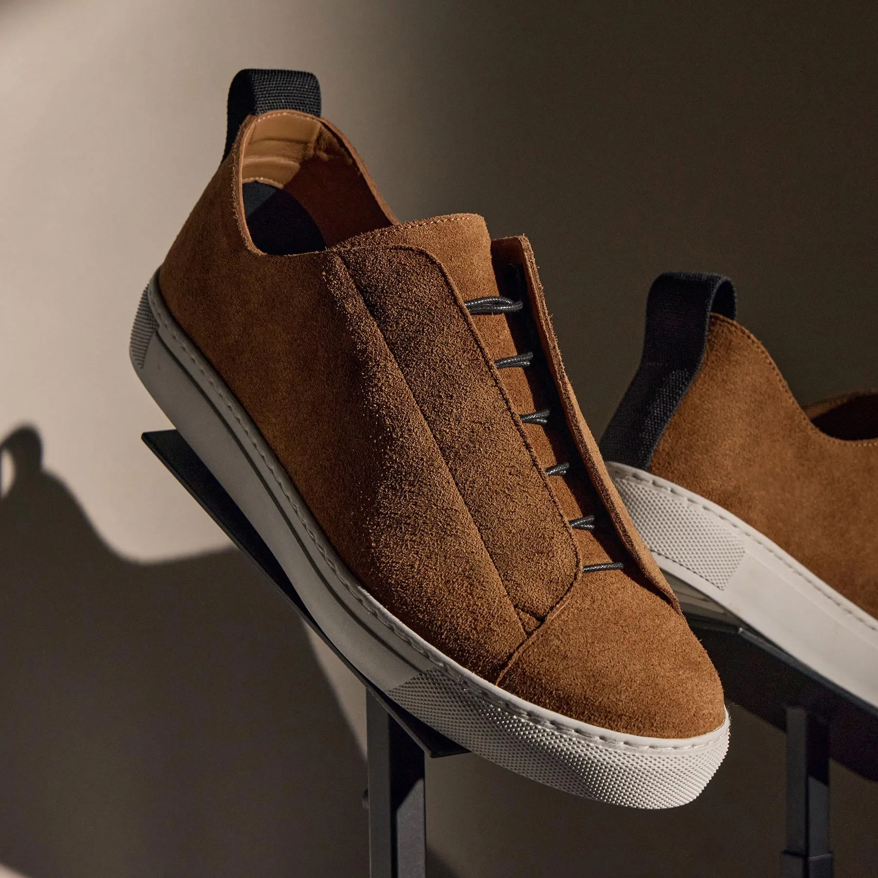 Men's Suede Solstice Sneaker - Chestnut