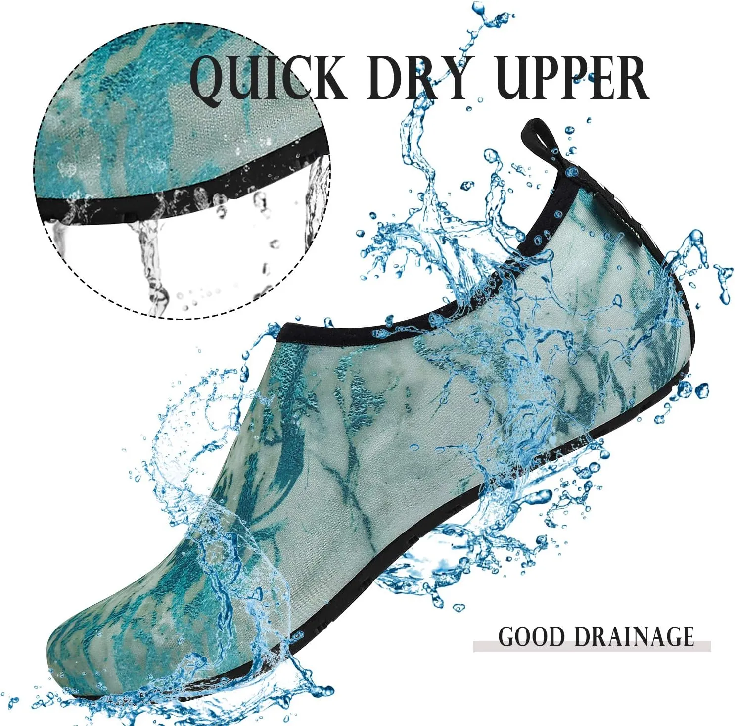Mens Womens Quick Dry Barefoot Beach Pool Swim Diving Surf Aqua Sports Walking Yoga Water Shoes