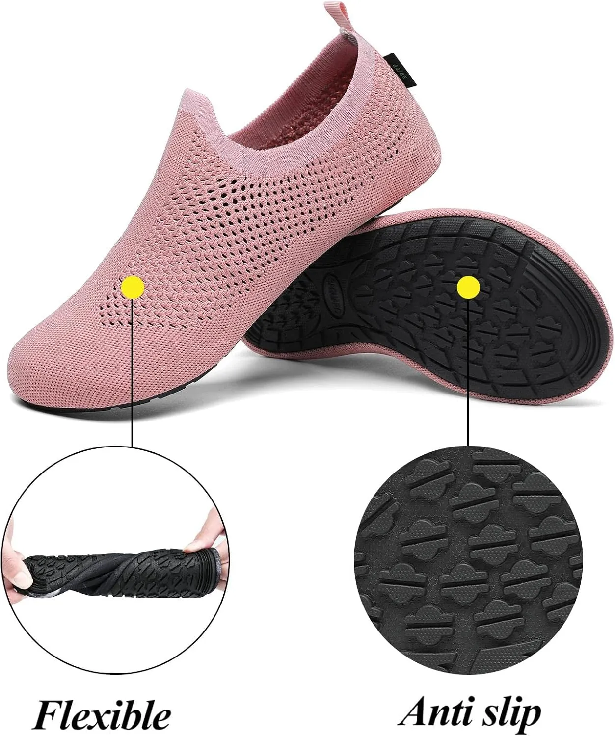 Mens Womens Quick Dry Barefoot Beach Pool Swim Diving Surf Aqua Sports Walking Yoga Water Shoes