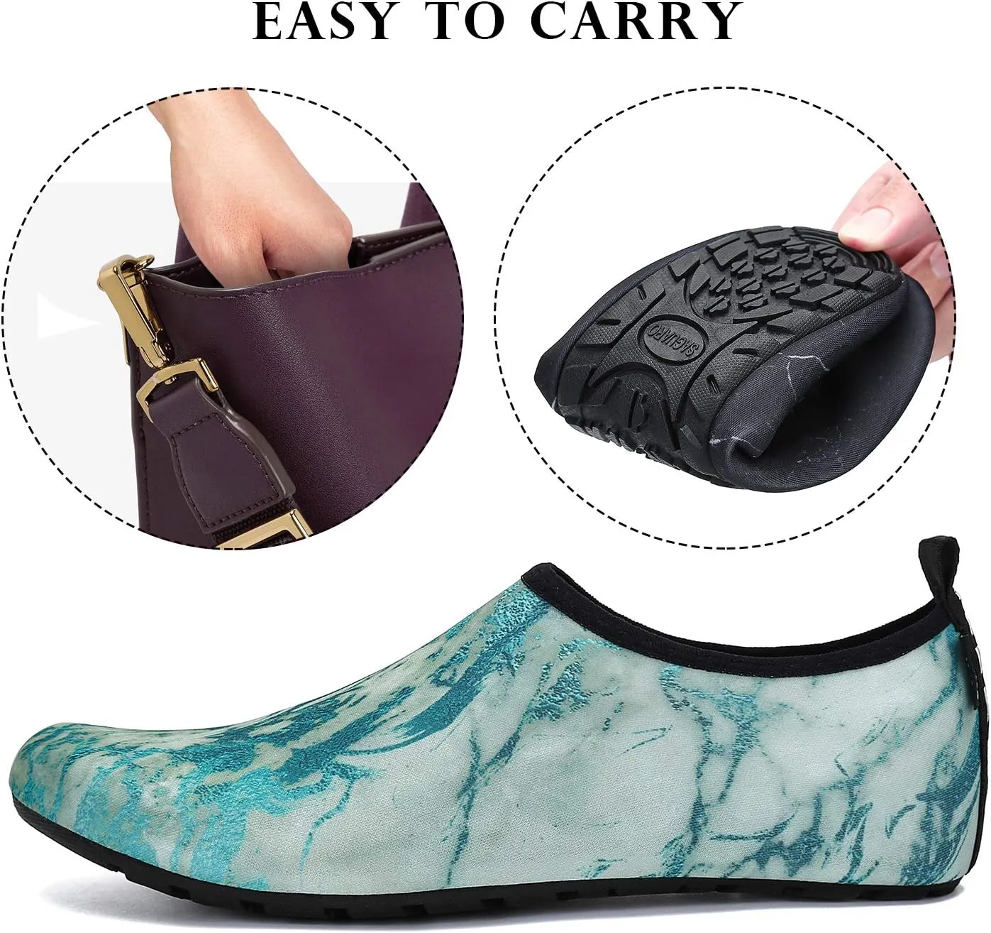 Mens Womens Quick Dry Barefoot Beach Pool Swim Diving Surf Aqua Sports Walking Yoga Water Shoes