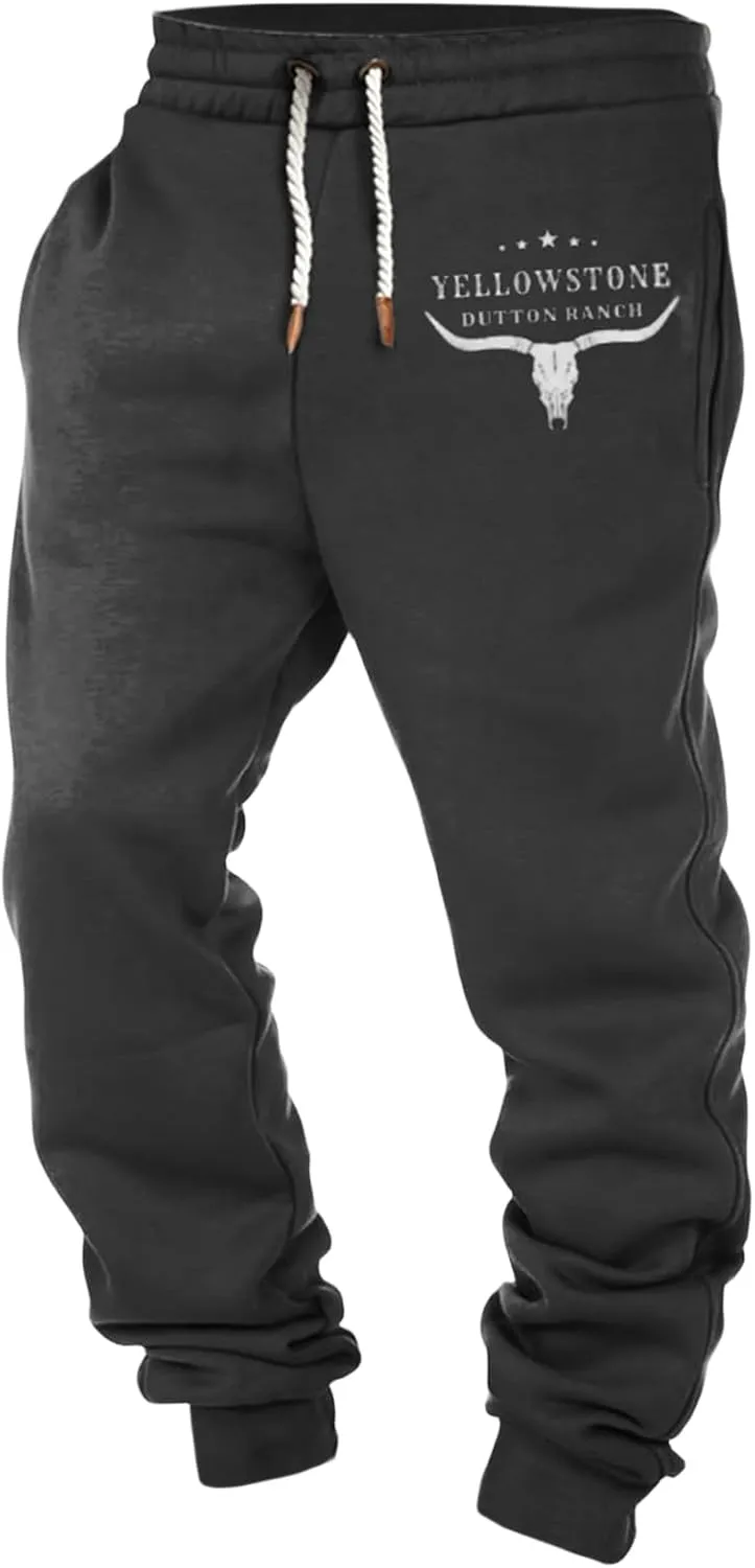 Mmoneyake Men's Jogger Sweatpants Athletic Running Sport Jogger Pants Drawstring Waist Tapered Gym Running Workout Trousers