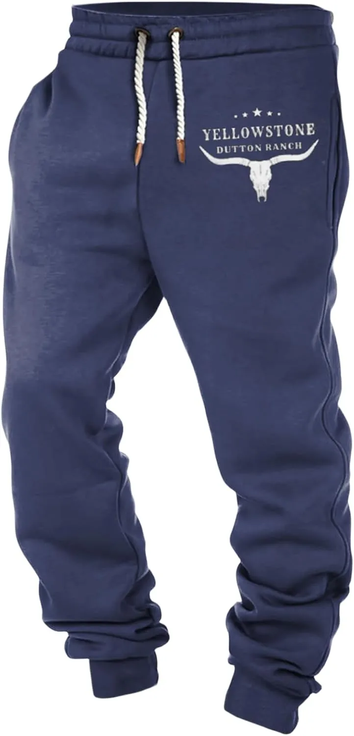 Mmoneyake Men's Jogger Sweatpants Athletic Running Sport Jogger Pants Drawstring Waist Tapered Gym Running Workout Trousers