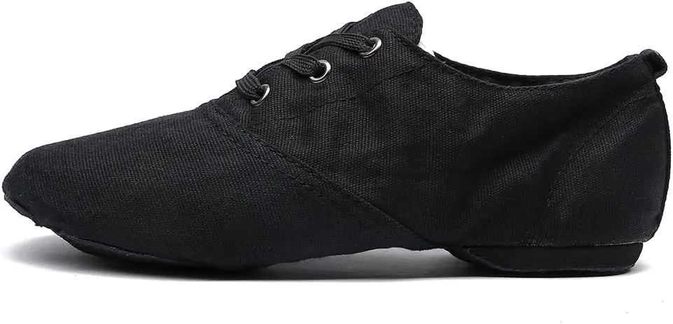 MSMAX Jazz Boots for Girls Lace-up Dancing Sneakers for Boys