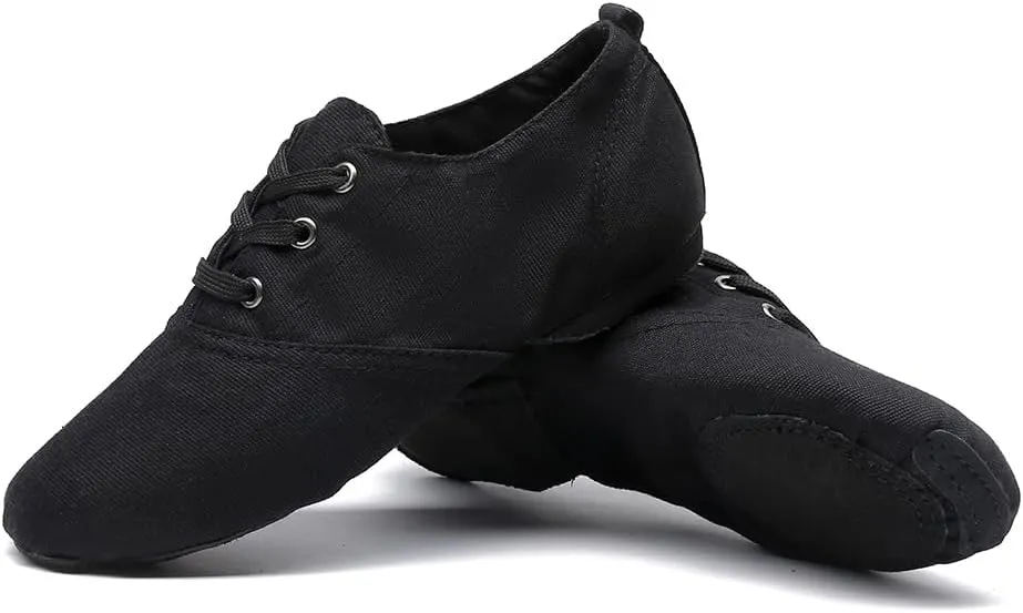 MSMAX Jazz Boots for Girls Lace-up Dancing Sneakers for Boys