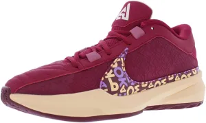 Nike Giannis Freak 5 Men's Basketball Shoes (DX4985-600, Noble RED/Desert Berry/Guava ICE/ICE Peach) Size 9