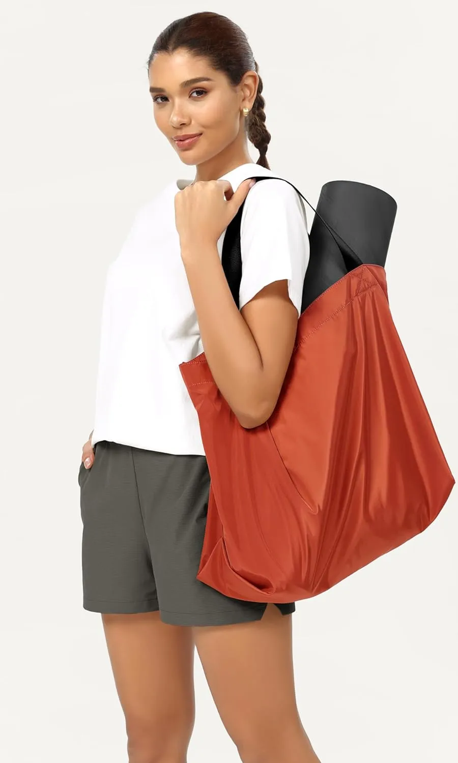 ODODOS 36L Oversized Tote Bag Large Capacity Lightweight Shoulder Bags for Gym Workout Shopping Beach Travel