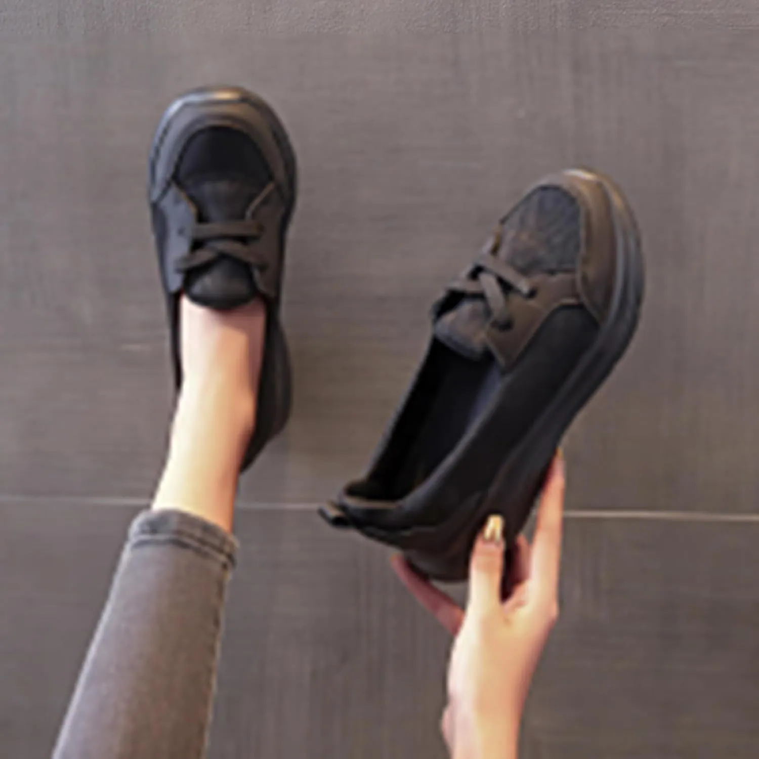 Orthopedic Non Slip Shoes for Women Shoes for Women Women's Slip on Breathable Walking Shoes Sneakers Boat Shoes