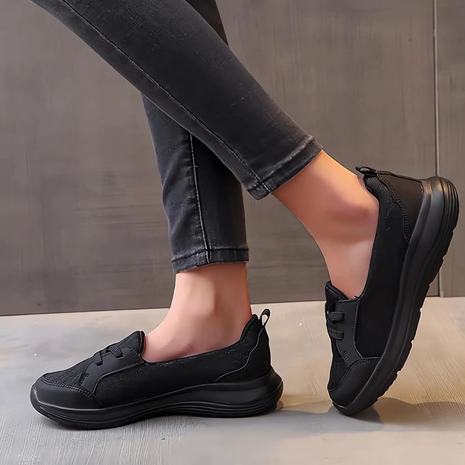 Orthopedic Non Slip Shoes for Women Shoes for Women Women's Slip on Breathable Walking Shoes Sneakers Boat Shoes