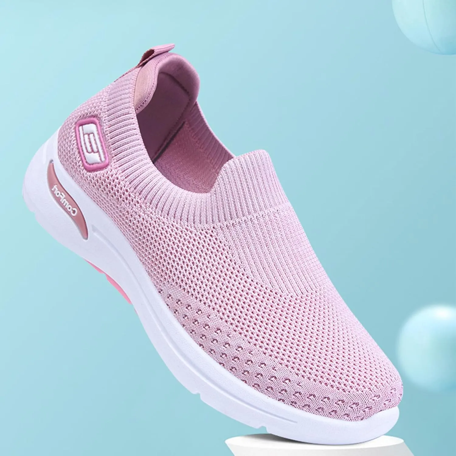 Orthopedic Sneakers for Women Comfort Wear Orthowear Shoes for Women Neuropathy Slip On Shoes Nurse Babe Shoe Ortho Pro Shoe Walking Running Athletic Tennis Sneakers Casual Breathable Lightweight