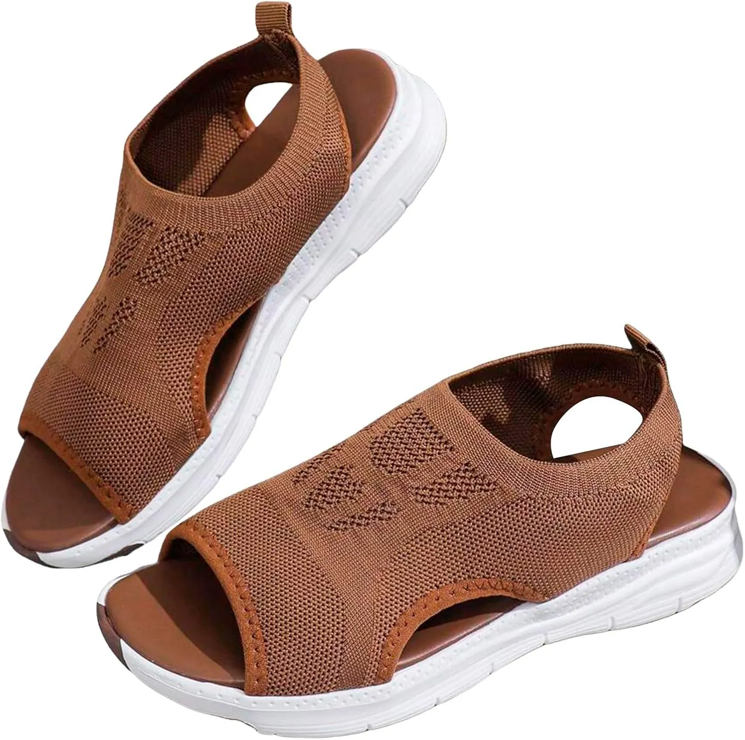 Orthopedic Walking Mesh Sandals for Women 2025,Summer Breathable Open Toe Beach Vacation Tennis Shoes Trendy Casual Arch Support Mesh Sandal