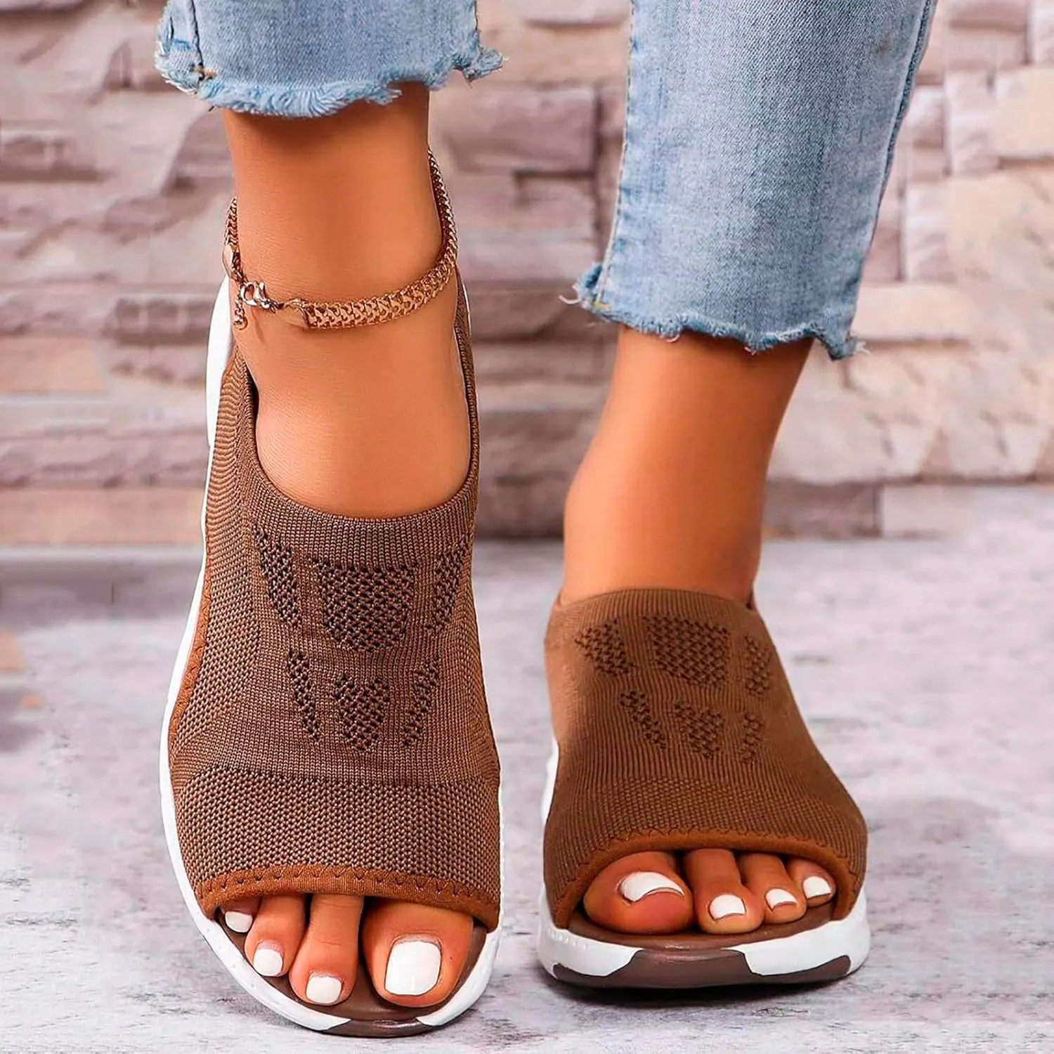 Orthopedic Walking Mesh Sandals for Women 2025,Summer Breathable Open Toe Beach Vacation Tennis Shoes Trendy Casual Arch Support Mesh Sandal