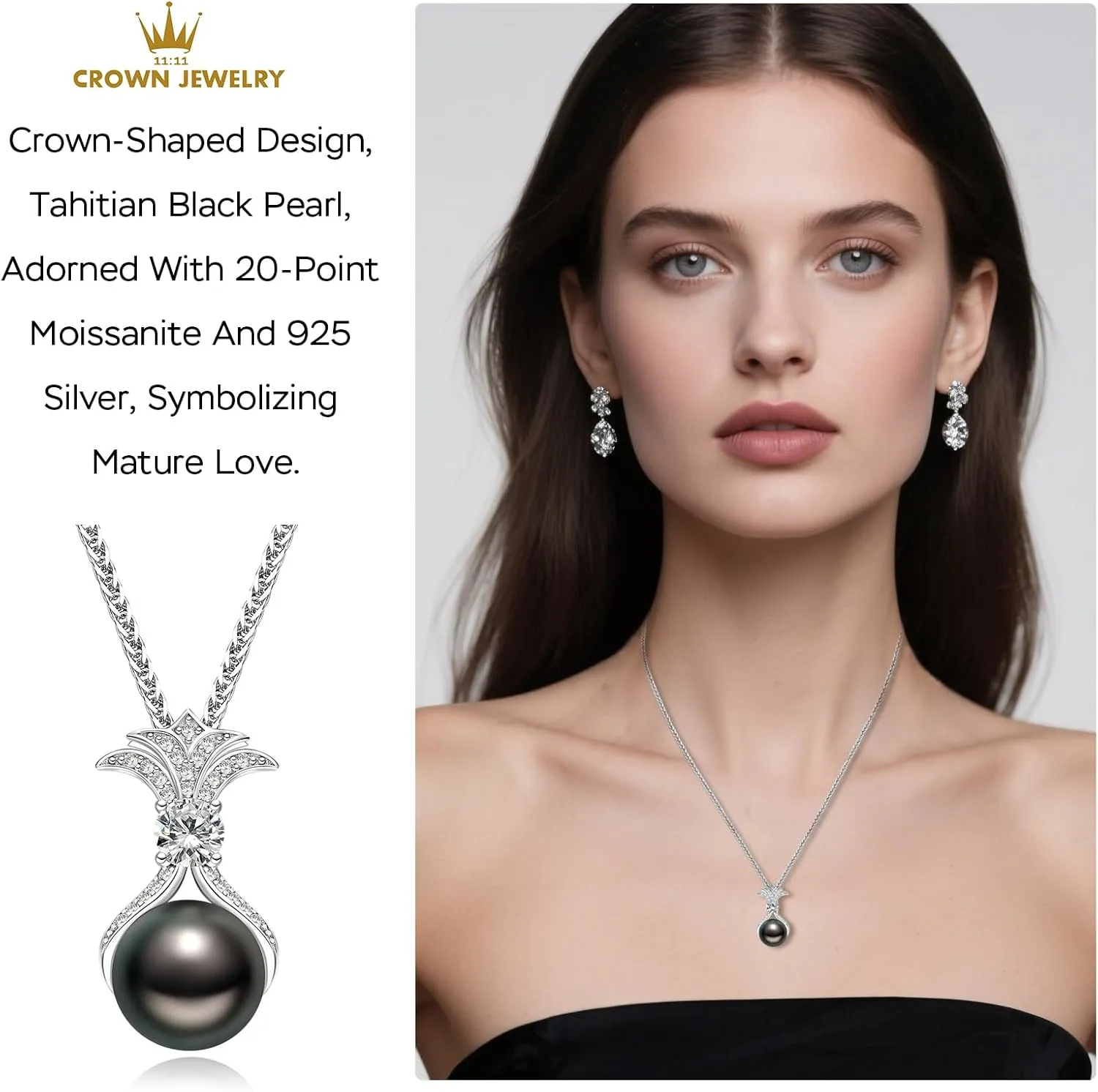 Pearl Necklaces for Women, Anniversary Birthday Gifts for Wife, Mom, Dauhter, Girlfriend, Grandma