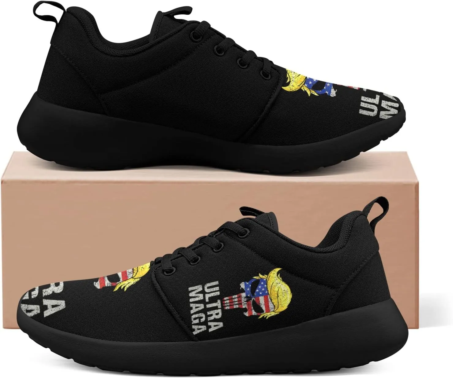 Pitovozu Trump 2024 Shoes for Men Walking Running Athletic Lightweight Shoes Comfortable Tennis Sports Sneaker Gifts