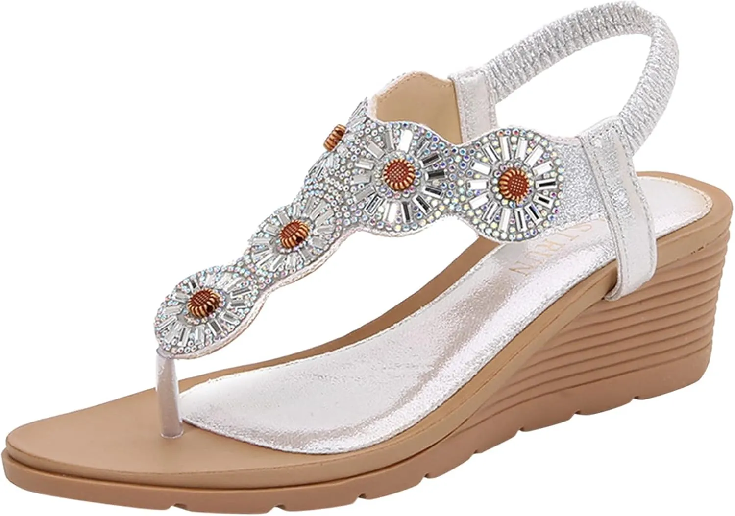 Platform Sandals Women Slip On Shoes Cross Strap Comfortable Chunky Heel Breathable Sandals Open Toe Summer Dressy Boho Style Footwear Orthopedic Sandal Beach Dressy Flip Flops for Wide Toe Spring