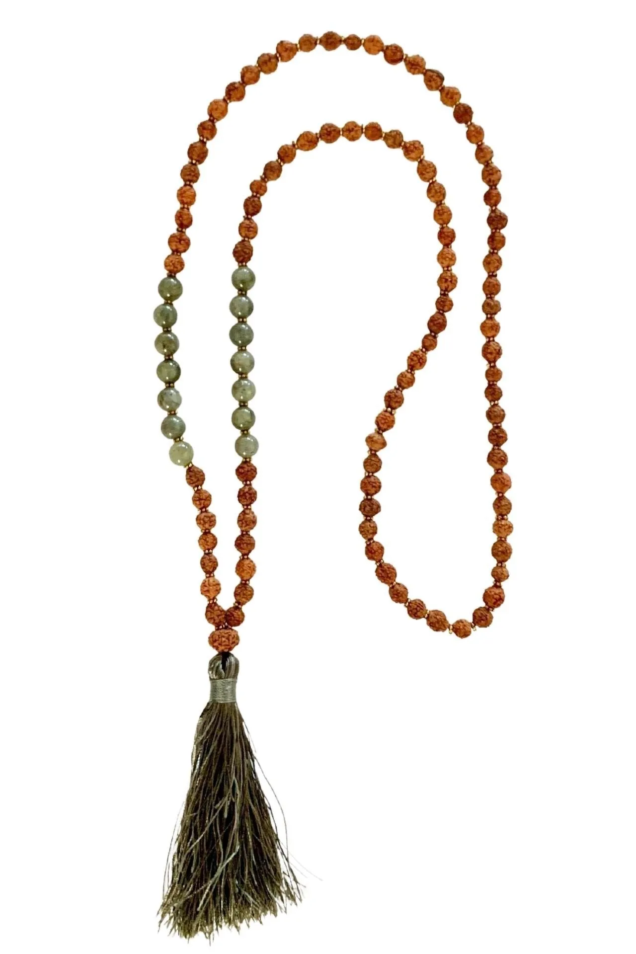 Rudraksha Seed Mala - Citron