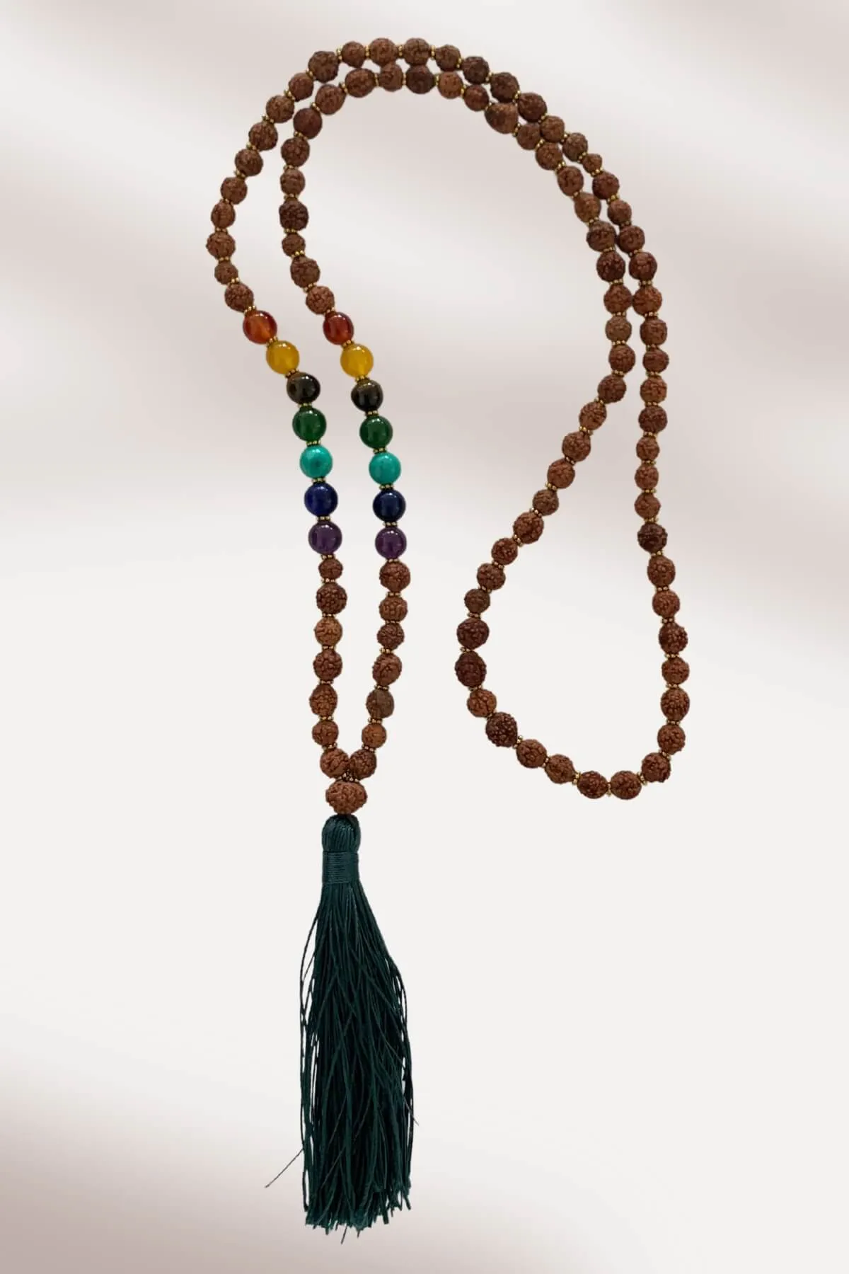 Rudraksha Seed Mala - Seven Chakra