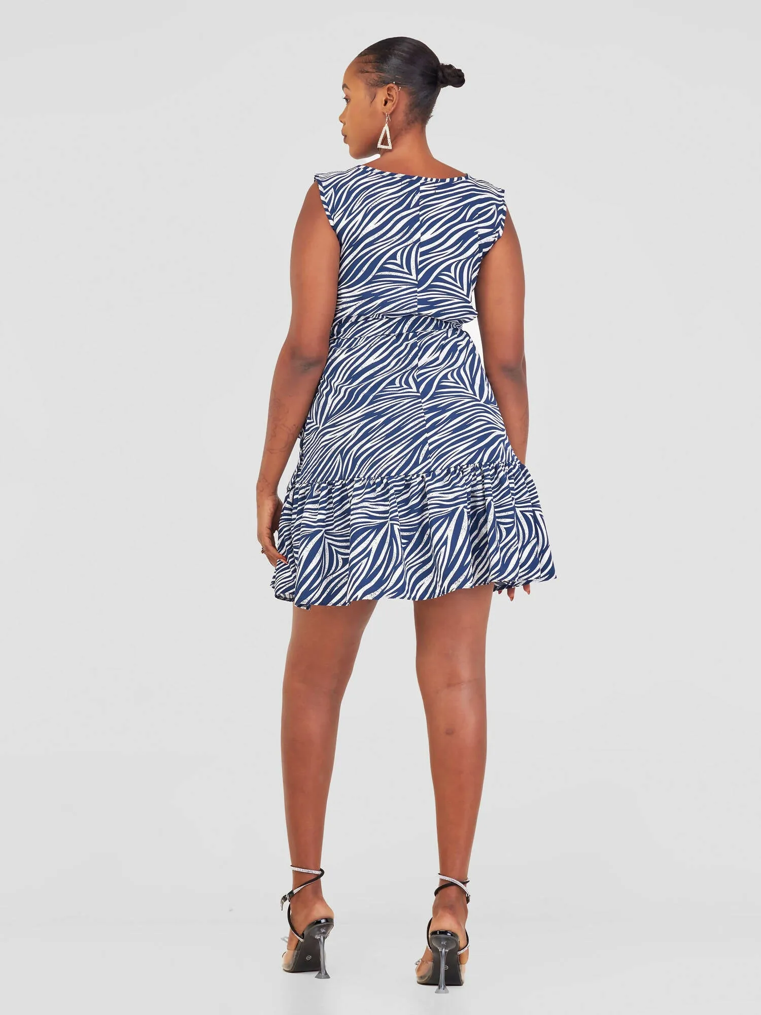 Salok Havilah Roco Shift Dress - Blue Print