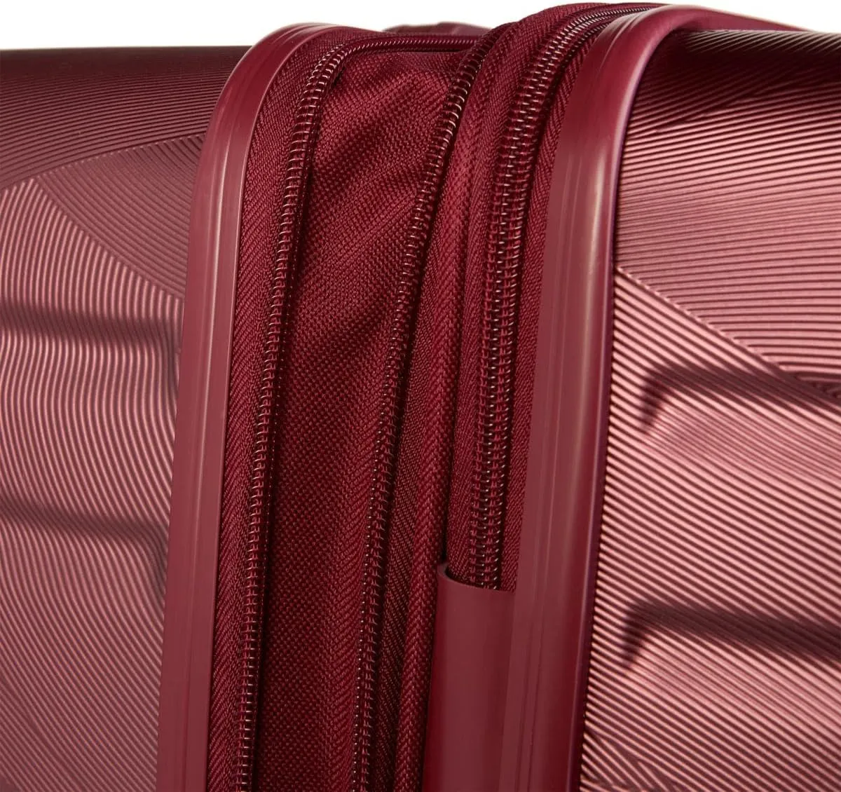 Samantha Brown 30" Trunk Style Case w/Tote (Metallic Burgundy)