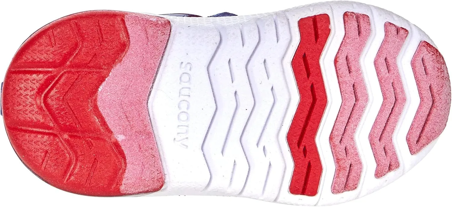 Saucony Unisex-Child Flash Glow 2.0 Jr Sneaker